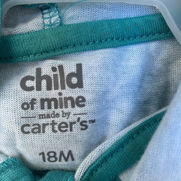 NWT- Carter's Baby Boys Shark Romper Size 18M - Picture 9 of 11